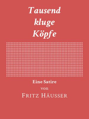 cover image of Tausend kluge Köpfe